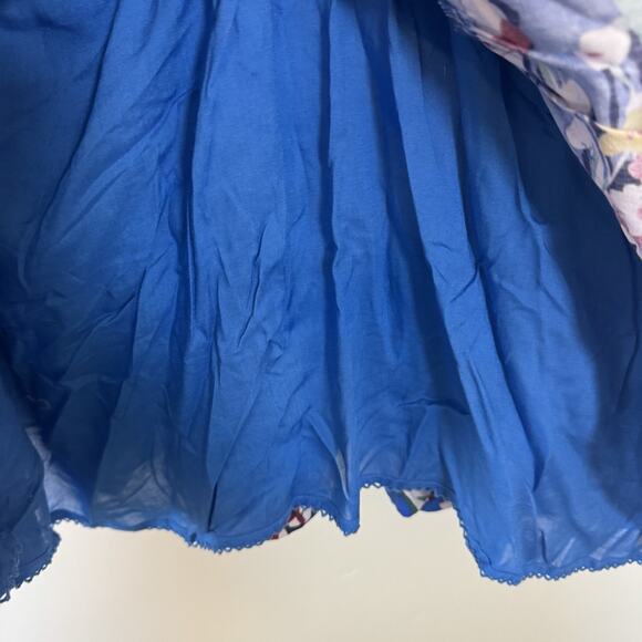 NEW Anthropologie Plus Size Emily Halter Mini Dress Blue Pockets Halter 3X $140 - Picture 14 of 16